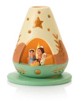 Andes Ceramic Tealight Nativity