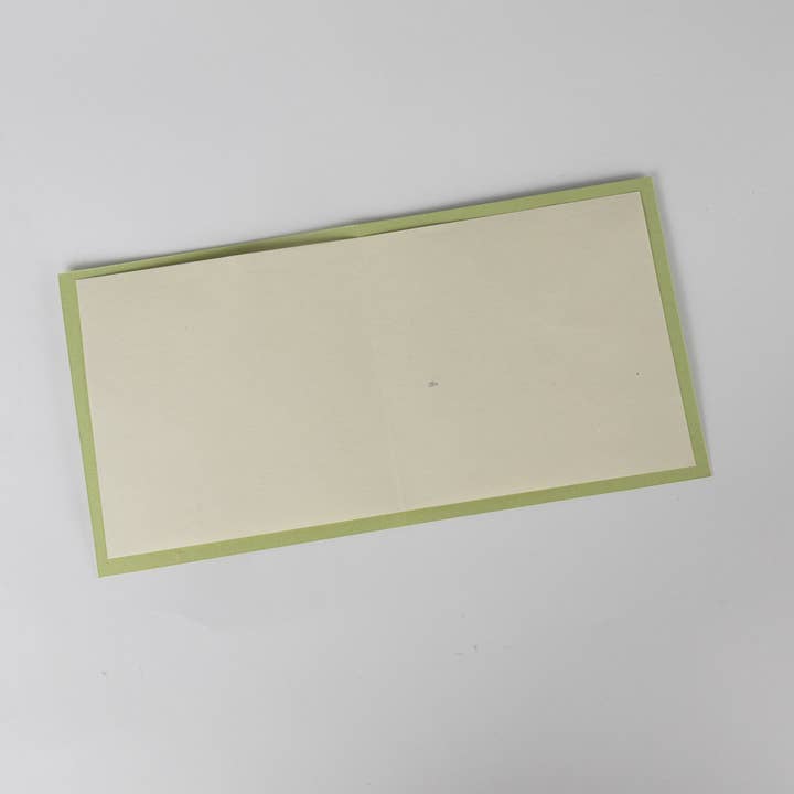 Handmade Paper Elephant Greeting Card (5.5&quot; Sq)