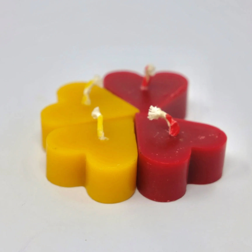 Small Heart Candle - Red