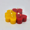 Small Heart Candle - Yellow