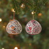 Bird Motif Carved Gourd Ornament