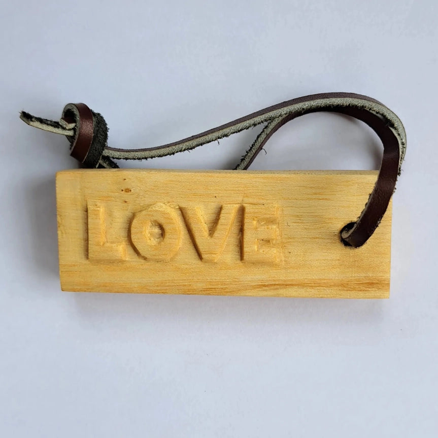 Message Tag Ornaments - Peace, Love, Joy, Hope