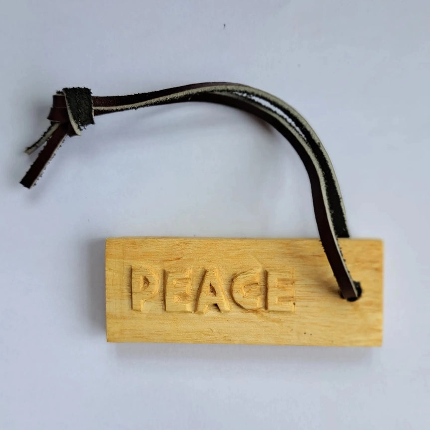 Message Tag Ornaments - Peace, Love, Joy, Hope