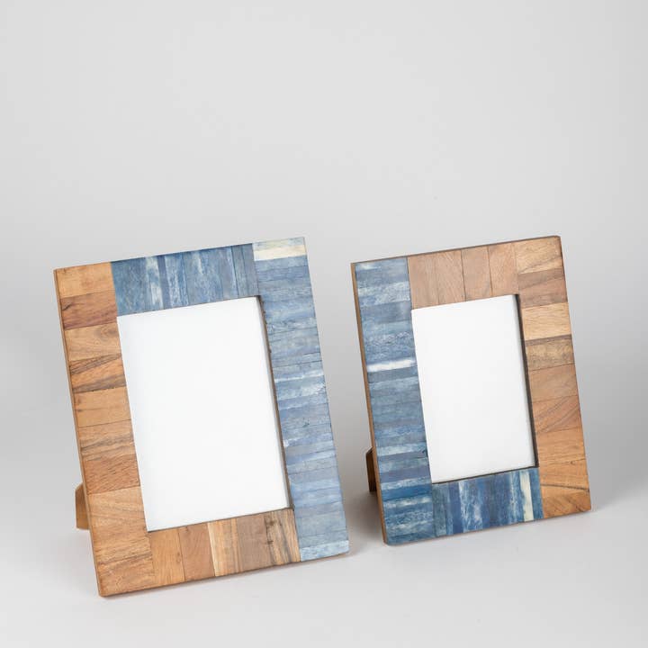 Wood &amp; Bone Picture Frame (5&quot; x 7&quot;)