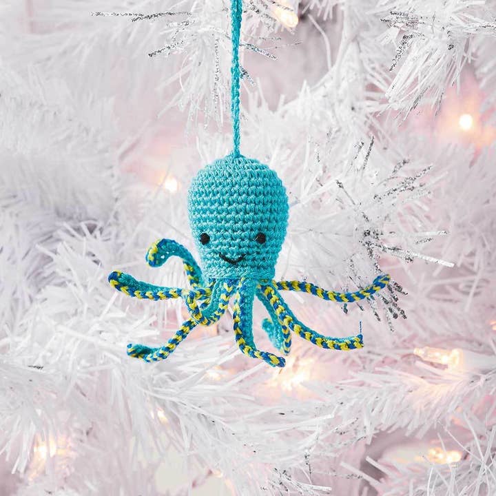 Octopus Crochet Ornament