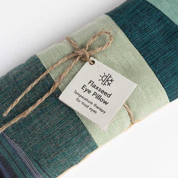 Patchwork Flaxseed Eye Pillow (9&quot; L x 4&quot; W)
