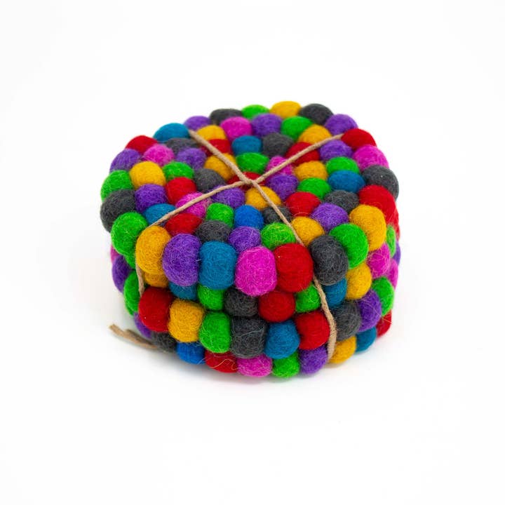 Kaleidoscope Ball Coasters - Set of 4