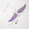 Purple Handpainted Unicorn Flying Mobile