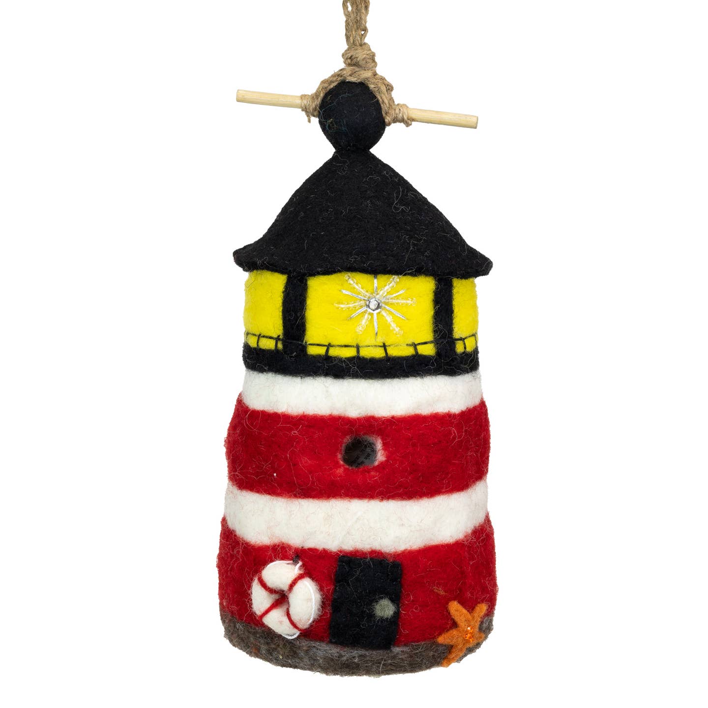 Lighthouse Felt Birdhouse