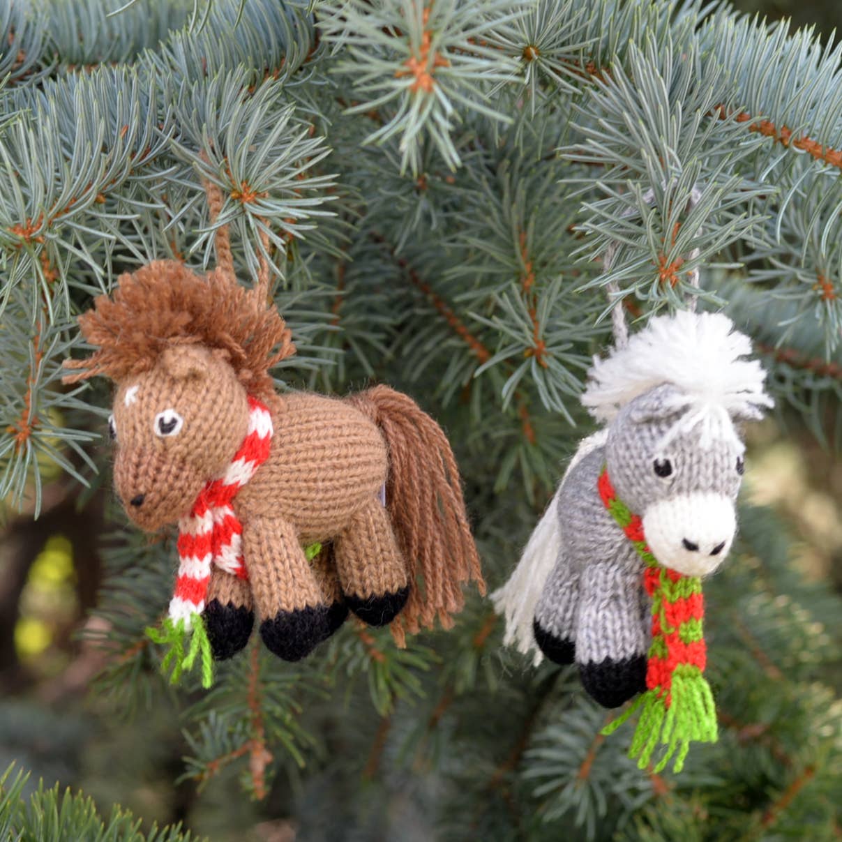 Handmade Horse Knit Ornament - Fair Trade