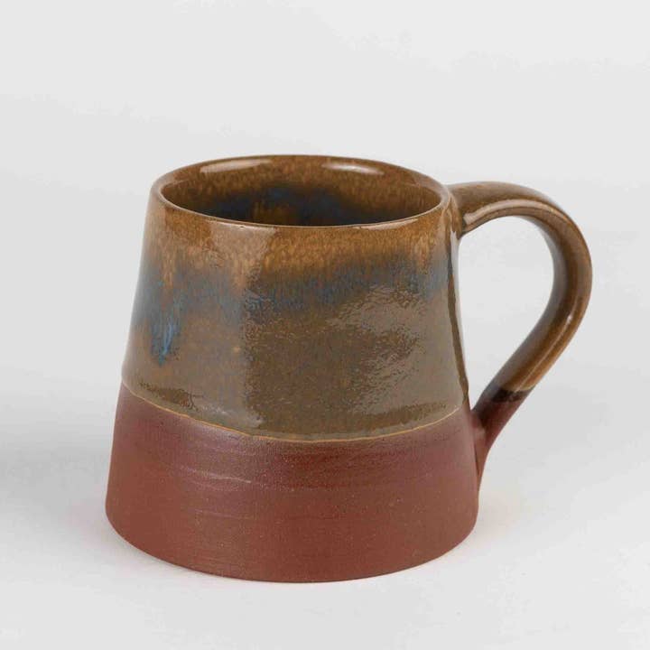 Blue/Brown Ombre Mug Ceramic 12oz (4&quot; D)