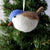 Blue/Brown Felt Bird Ornament