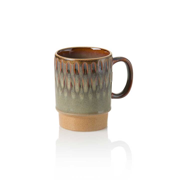 Tall Riverbank Ceramic Mug
