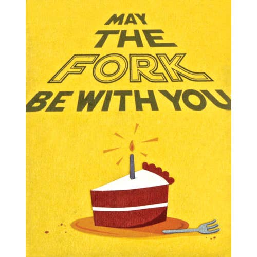 Fork Be with You Card