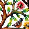 Painted Cutmetal Rooted Tree of Life Braid Wall Hanging (24&quot;)