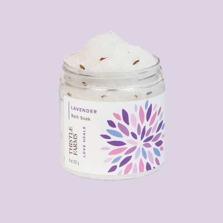 Lavender Salt & Essential Oil Bath Soak