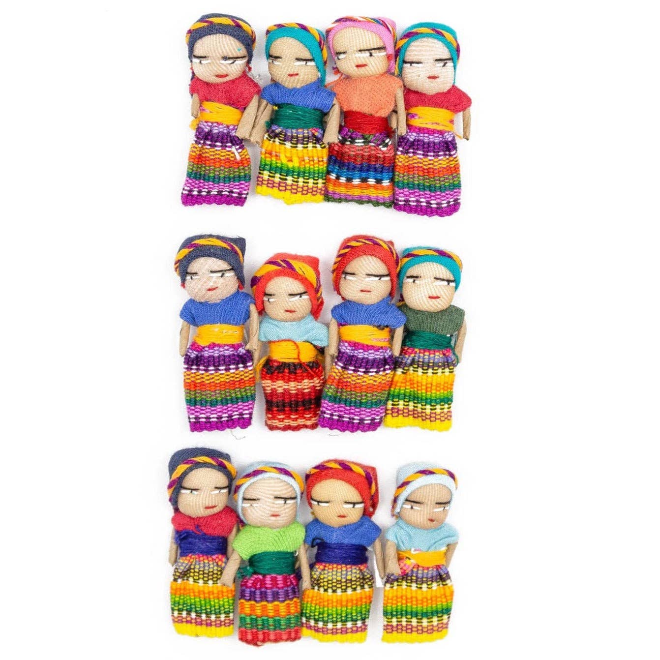Guatemalan Worry Dolls - 2"