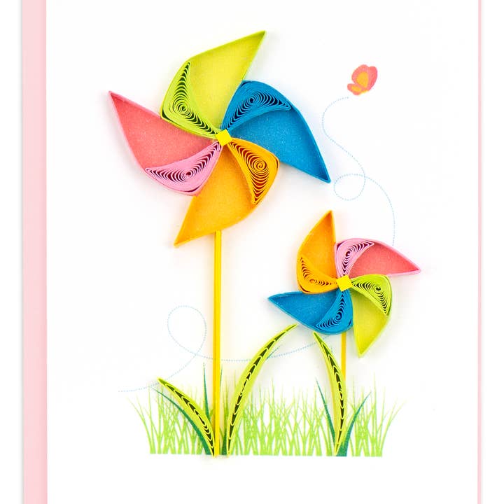 Quilled Pinwheels Gift Enclosure