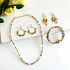 Kaleidoscope Cluster Glass Earrings