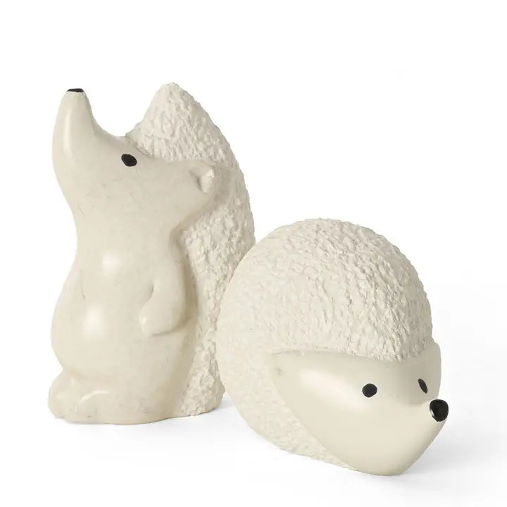 Textured Kisii Stone Hedgehog - Natural