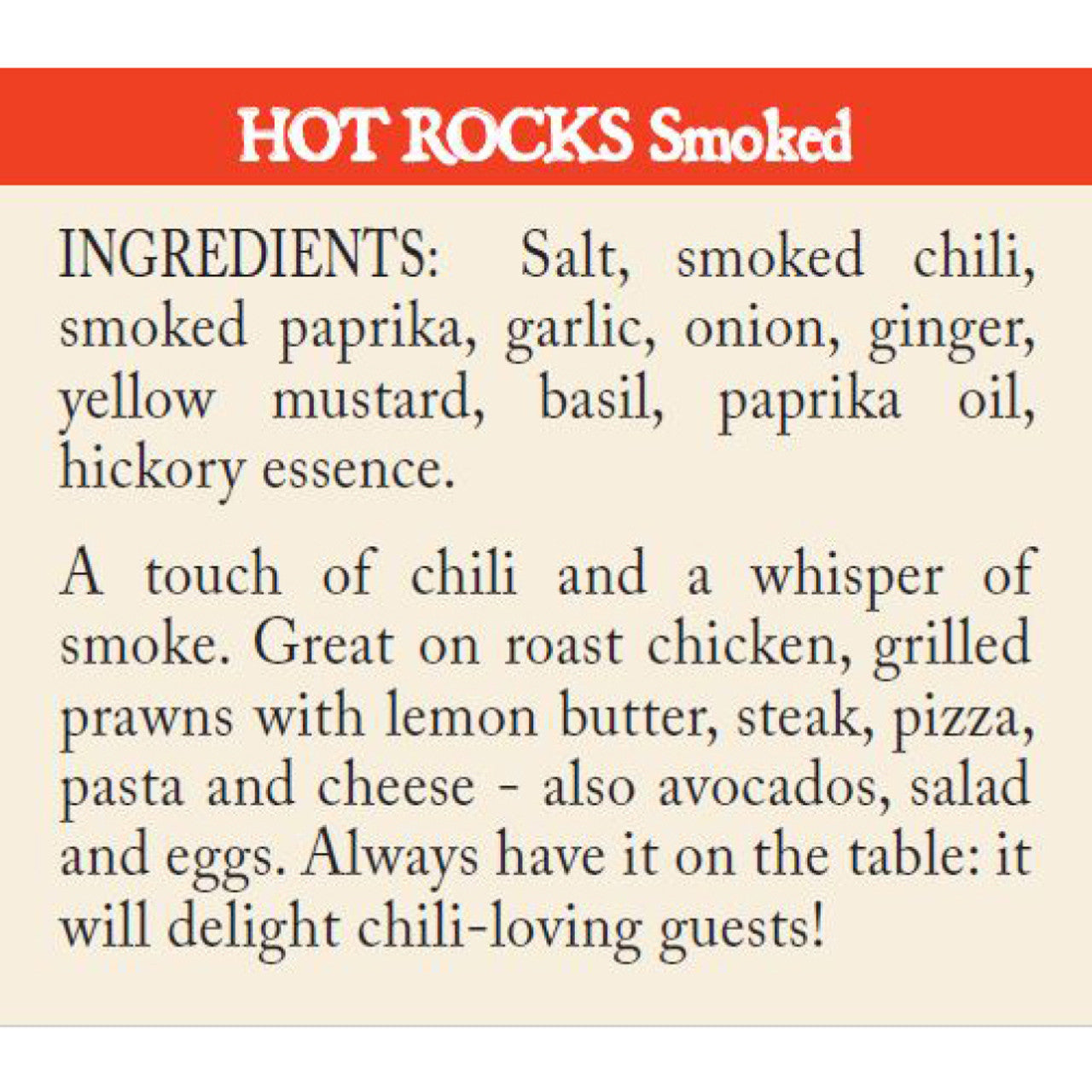 Smoked Hot Rocks 2.5oz