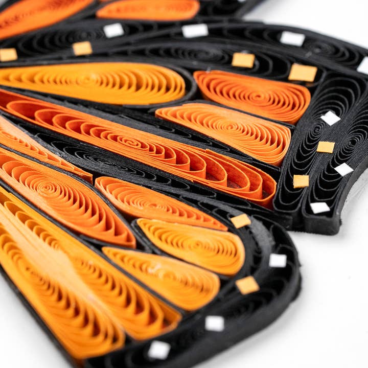 Quilled Monarch Butterfly/Milkweed Card