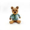 Blue Plush Bear Organic Crochet Cotton