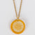 Sunflower Tagua Pendant Necklace