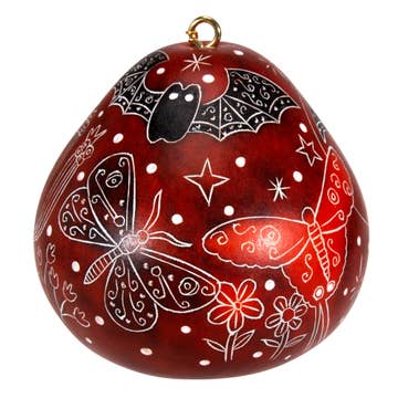 Pollinator Gourd Ornament - Assorted