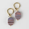 Clay &amp; Brass Drop Earrings (1.5&quot; L)