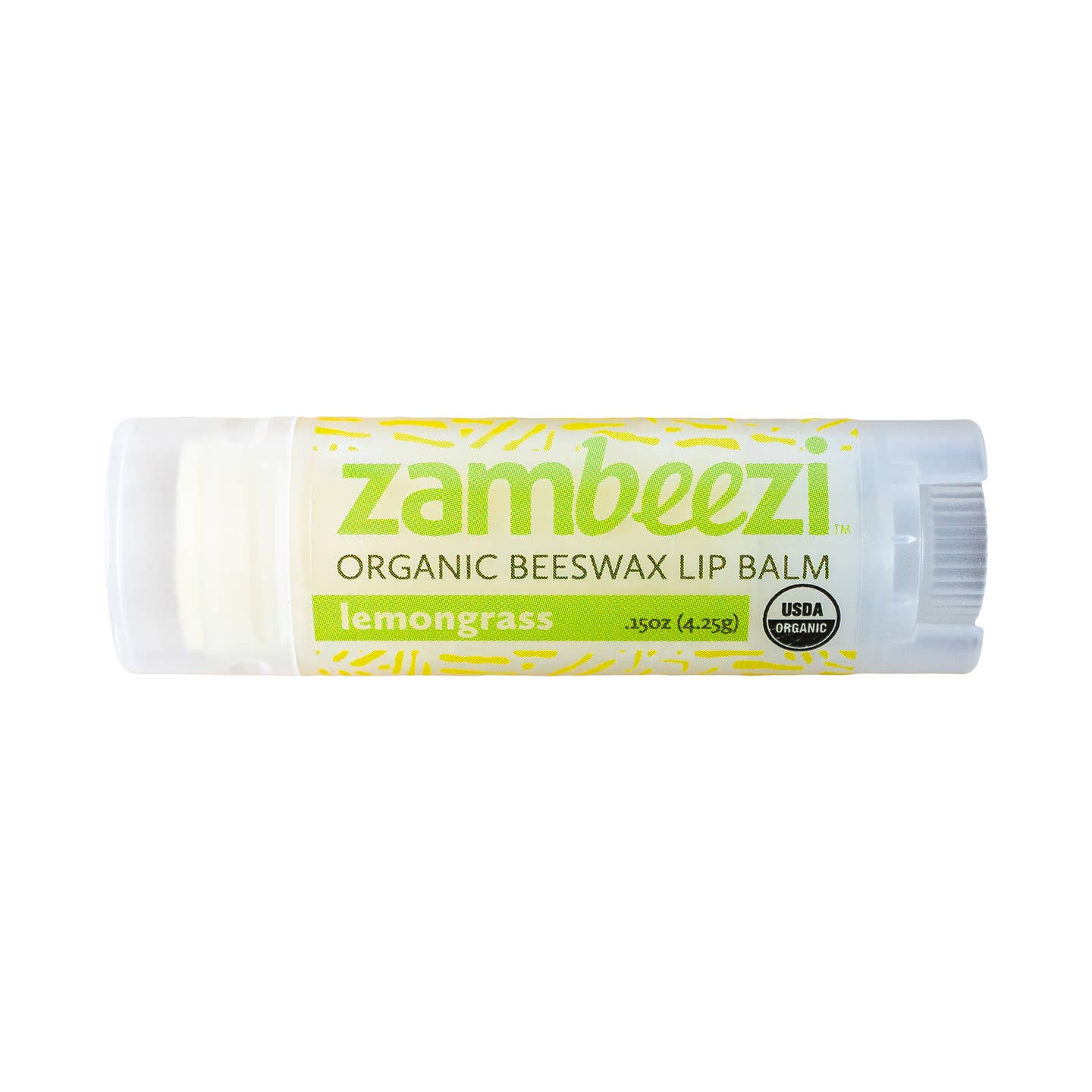 Zambeezi Lemongrass Beeswax Lip Balm
