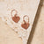 Copper Heart Earrings