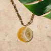 Sunrise Fused Glass Necklace