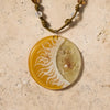 Sunrise Fused Glass Necklace