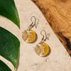 Sunrise Fused Glass Earrings