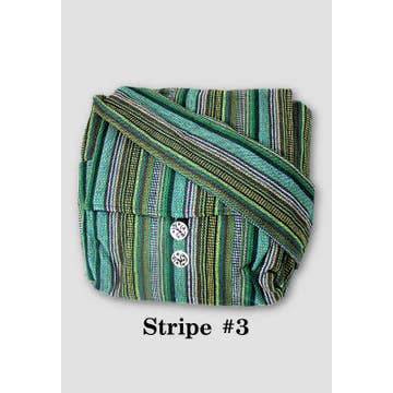 Gyari Stripe Messenger Bag (14&quot; W x 10&quot; H) - Assorted