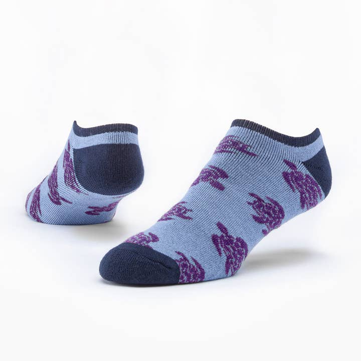Blue Turtle Organic Cotton Footie Socks