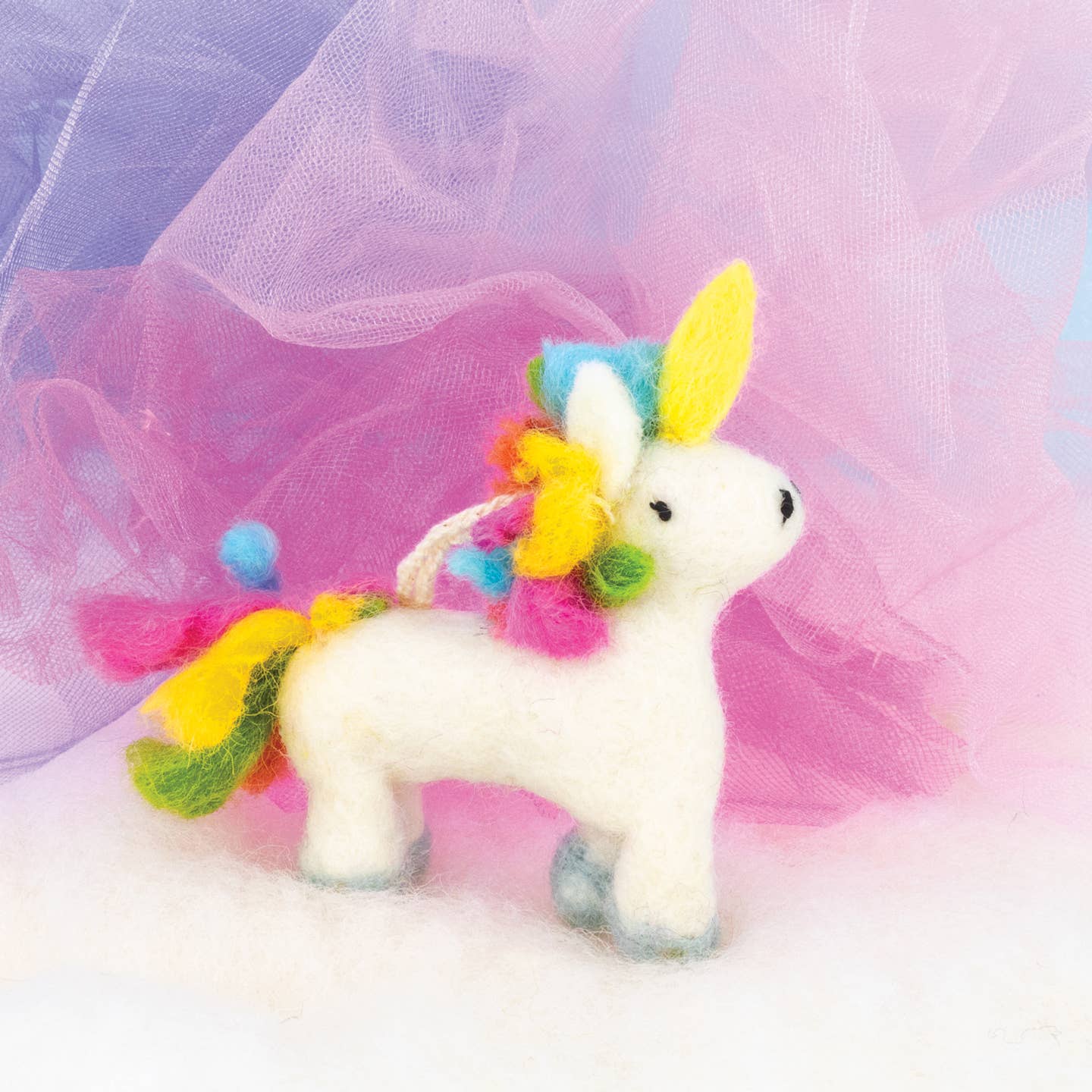 Rainbow Unicorn Felt Ornament