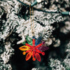 Rainbow Snowflake Quilled Paper Ornament (3&quot; D)