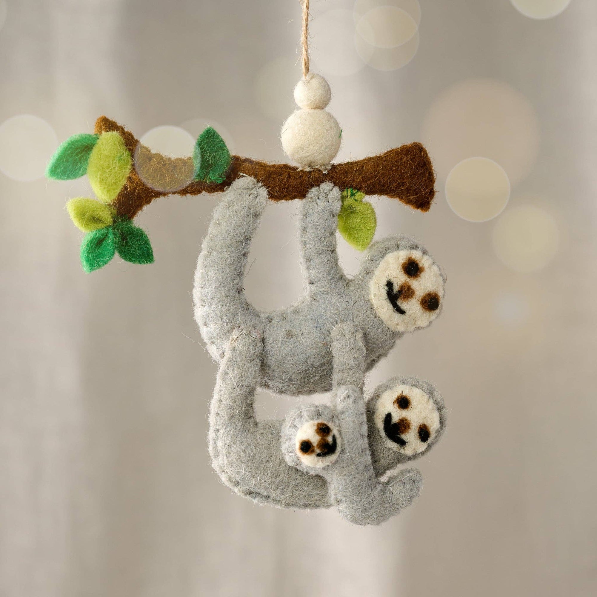 Sloth Family Ornament