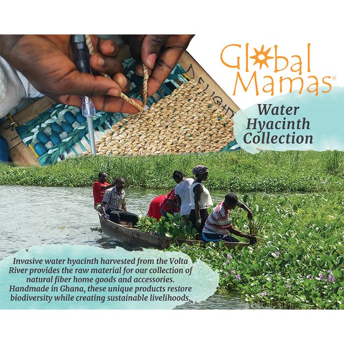 Large Water Hyacinth Batik Journal - Assorted