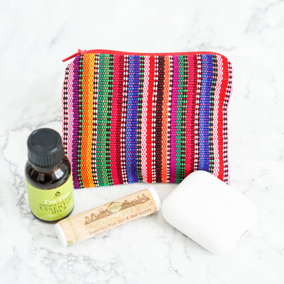 Small Woven Coin Purse (3.25&quot; x 4&quot;)