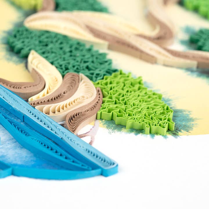 Quilled Bonsai Tree Card