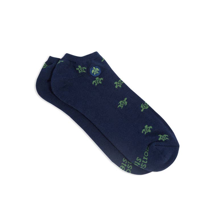 Blue Protect Turtles Footie Socks
