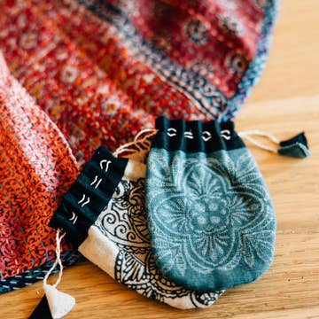 Cotton Drawstring Gift Bag (3.5&quot; W x 5&quot; H) - Assorted