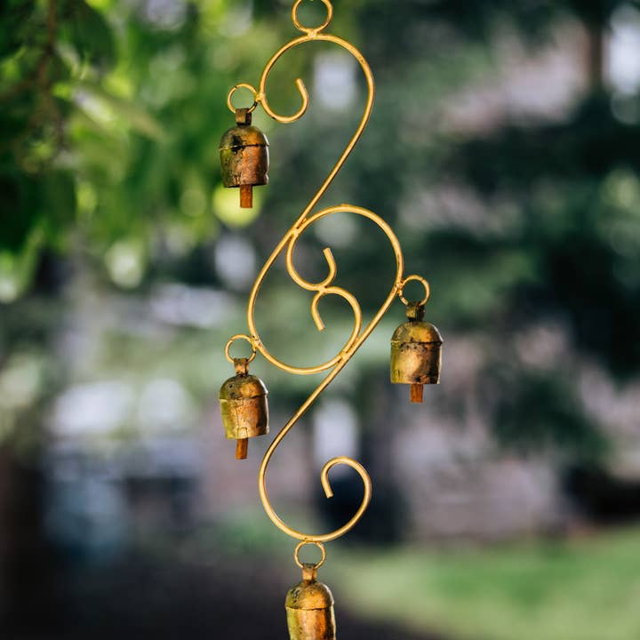 Double &#39;S&#39; 4 -Bell Chime (14&quot; L x 4&quot; W)