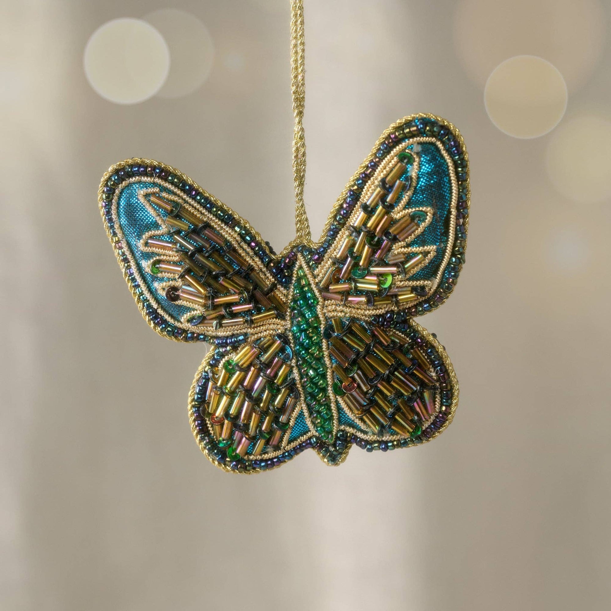 Beaded Butterfly Ornament