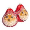 Smiling Santa Gourd Ornament - Assorted