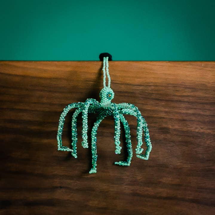 Beaded Octopus Ornament - Assorted
