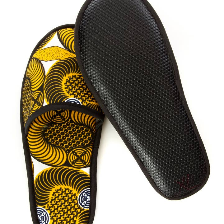 Ankara Cloth Slipper, Large - Assorted